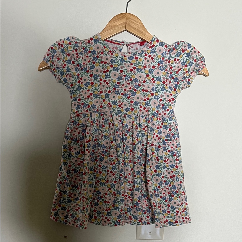 Mini Boden Floral Kids Dress - Multicolor
